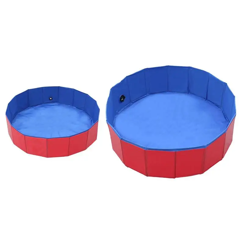 

Foldable Dog Swimming Pool Leakproof Bottom Tub Outdoor Indoor Collapsible Bathing Pool Pet Wading Pool For Dogs Cats Kids