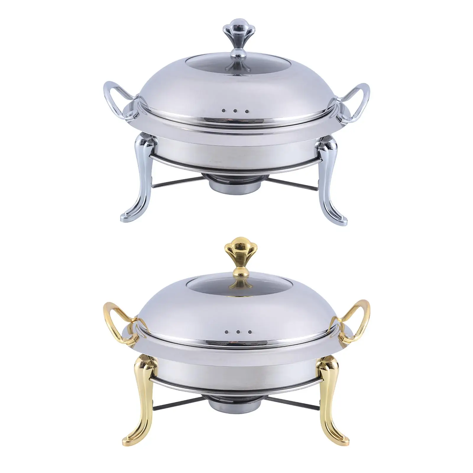 

Solid Fuel Boiler fuel Stainless Steel Chafing Dish Buffet Set for Kitchenware Cooking Utensil