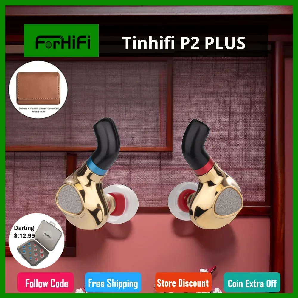 

Tinhifi P2 PLUS Planar HiFi IEM Flagship Commemorative Edition TIN P1 T1 T2 T3 T4 T5 Audiophile Musician Official Store