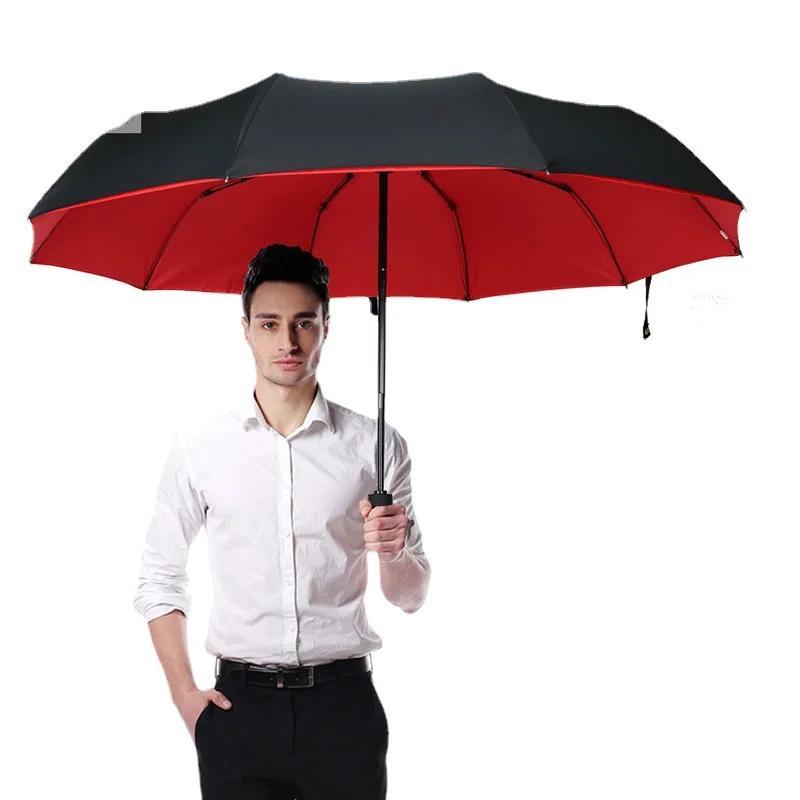 

Windproof Double Layer Resistant Umbrella Fully Automatic Rain Men Women 10K Strong Luxury Business Male Large Umbrellas Parasol