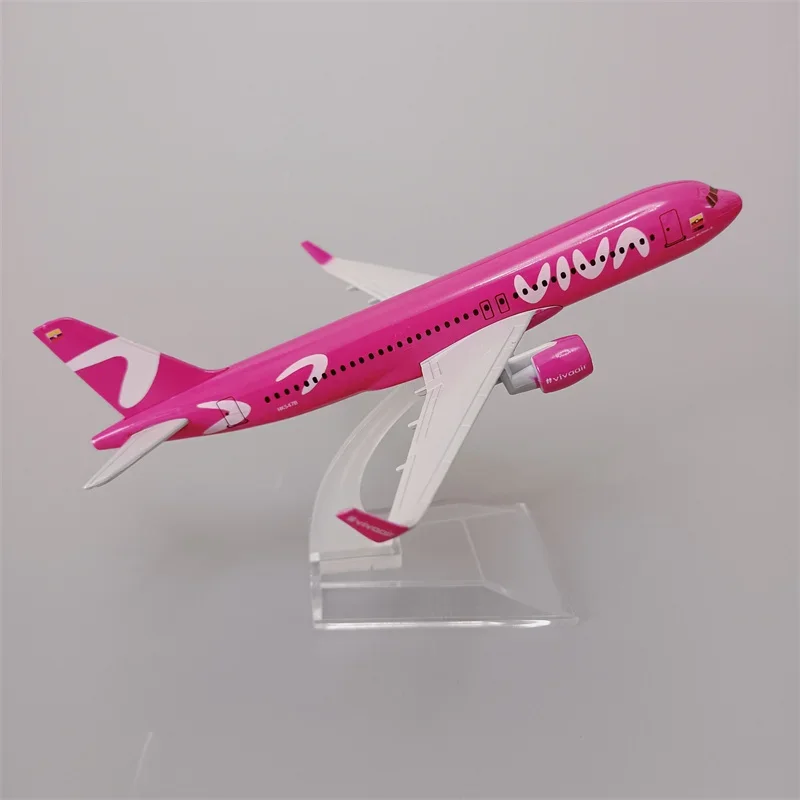 

Новинка 16 см металлический сплав фиолетовый Колумбия VIVA Air Аэробус 320 A320 авиакомпании модель самолета модели самолета авиакомпании модели самолета