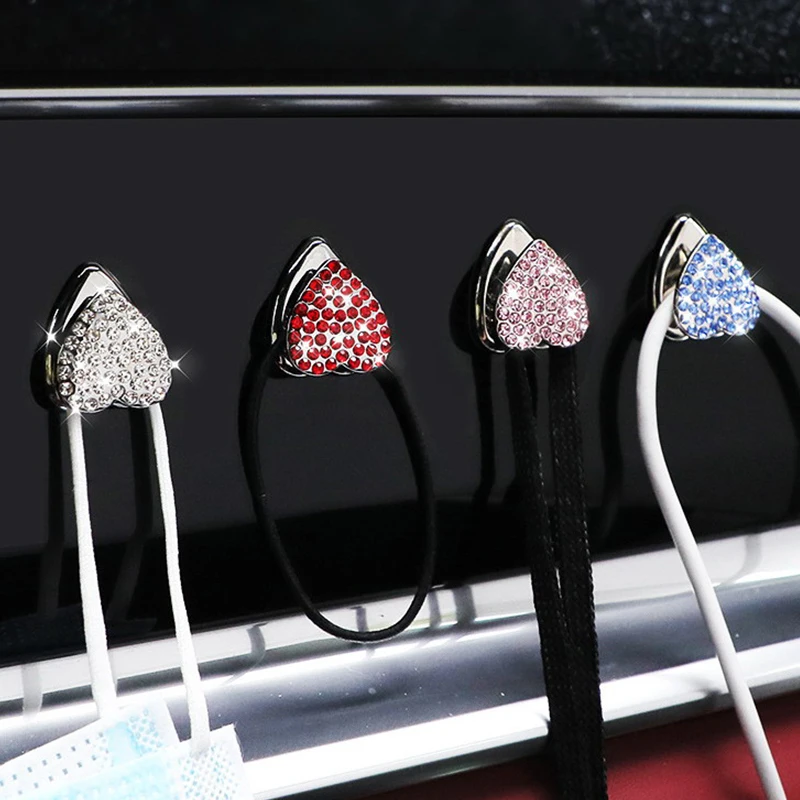 

Mini Coupler Crystal Diamond Love Hook Home Wall Decoration Door Hanging
