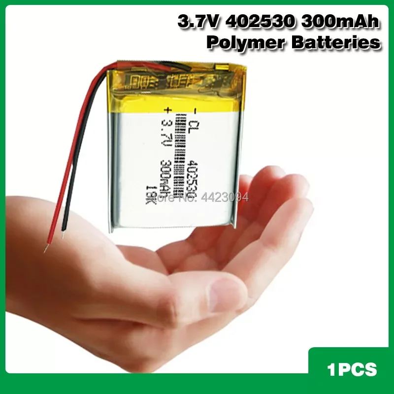 

3.7v 402530 300mAh Lithium Polymer Battery For Mp3 Mp4 Gps PDA Smart Watch PSP Radio Speaker Li-ion Lipo Battery