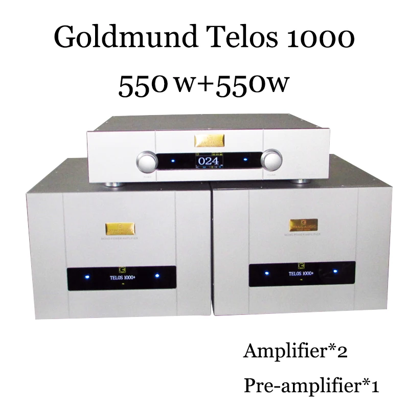 Усилитель мощности Goldmund Telos 1000 550 Вт * 2 предусилителя