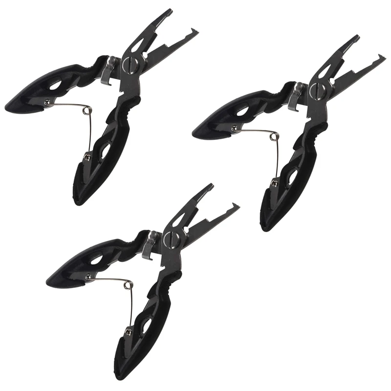 

3X New Fishing Multifunctional Plier Fishing Lanyards Boating Ropes Kayak Camping Secure Pliers Lip Grips Fish Tools