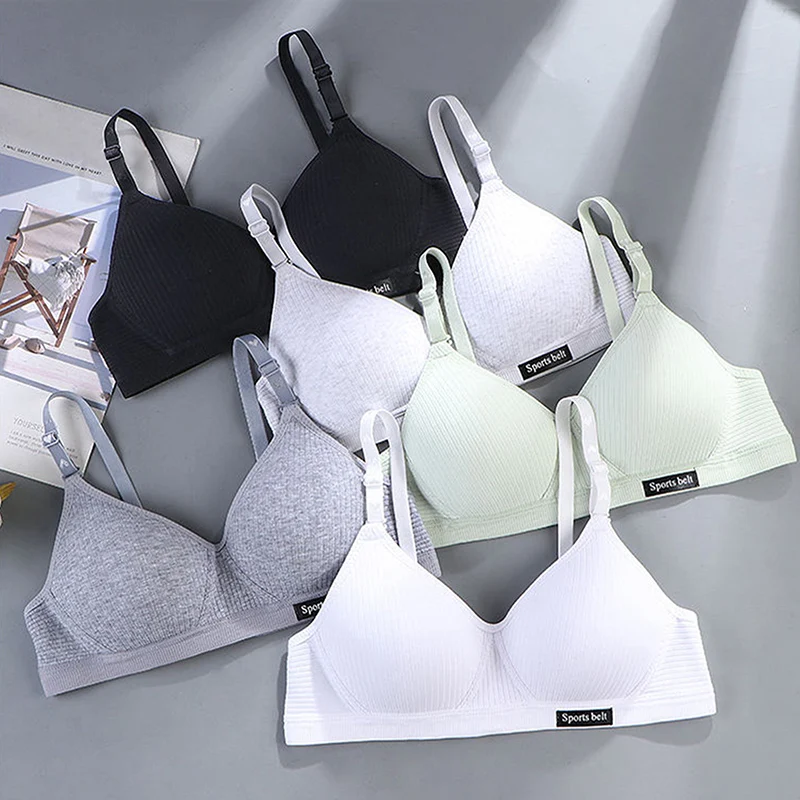 

Новинка 2022, пикантный бесшовный дышащий бюстгальтер без стальных колец, однотонное Стильное женское нижнее белье, ультратонкое нижнее бель...