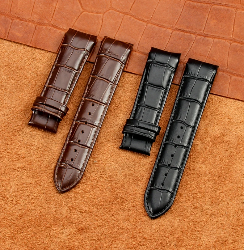 

Logo On Leather Watch Strap for Tissot 1853 T035 Watch Band Kutu Men 22mm 23mm 24mm Cowhide Coolfigure T035410a Accessories