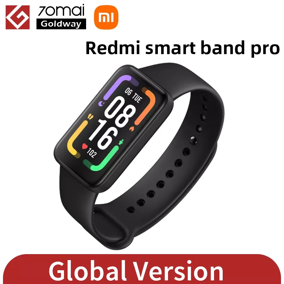 

Global Version Xiaomi Redmi Smart Band Pro Mi Bracelet 6 Color AMOLED 1.47'' Full Display Blood Oxygen Heart Rate Sleep