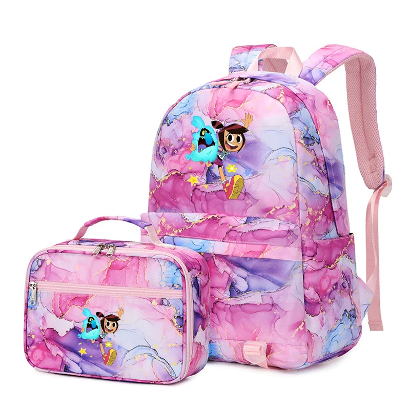 

Disney The Ghost And Molly Mcgee Backpack Kid School Backpack With Lunch Box Boy Girl Bookbag Set Children's Schoolbag Mochilas