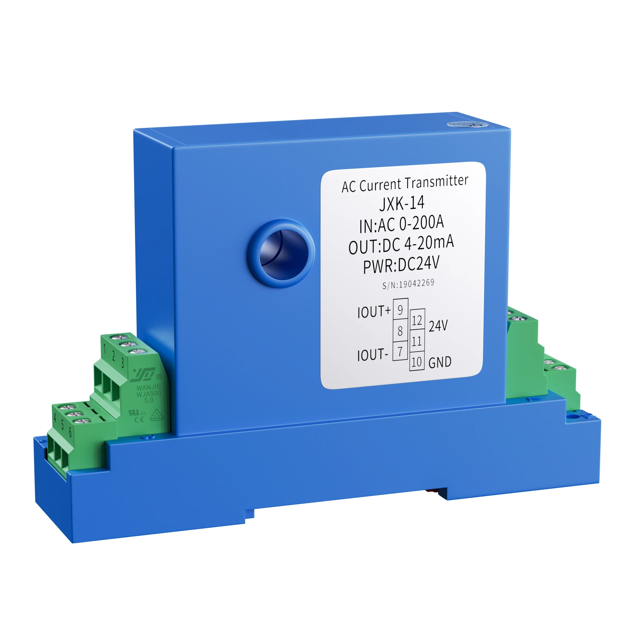 AC Current Transmitter 4-20mA 0-10V 0-5V RS485 DC Transducer 0-30A 0-50A 0-100A 0-150A Hall Sensor Converter