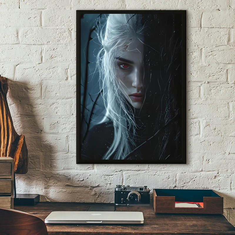Sexy Girl TV Show G-game-of-Thrones Poster Self-adhesive Art Waterproof Paper Sticker Coffee House Bar Room Wall Decor