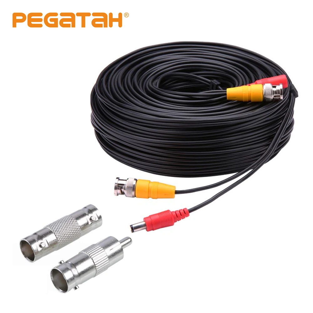 

20 Meters CCTV coaxial Cable Camera Security System Video Cable DC Power DVR Kit Surveillance BNC Cable for CCTV Product