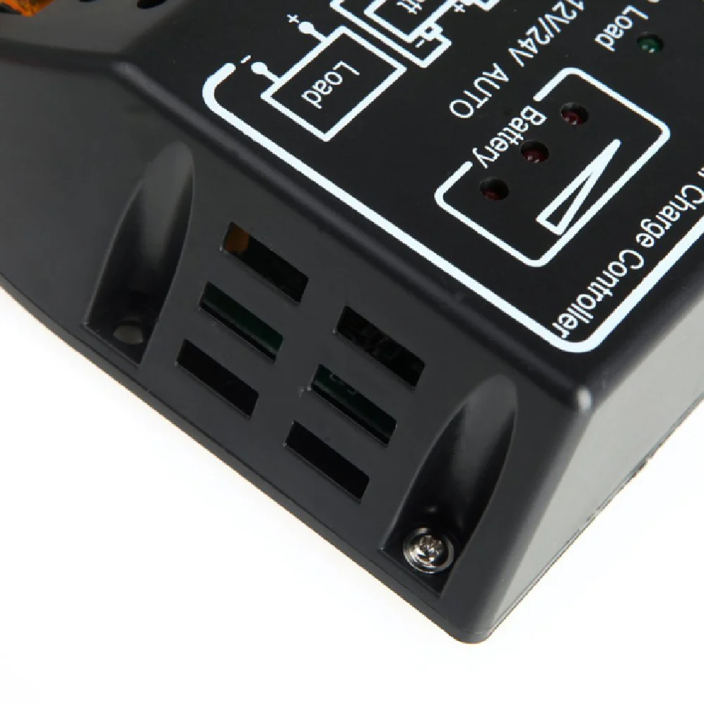 

20A 12V 24V Solar Charge Controller Auto Switch Overload Protection Temperature Compensation Charge Discharge Voltage Regulator