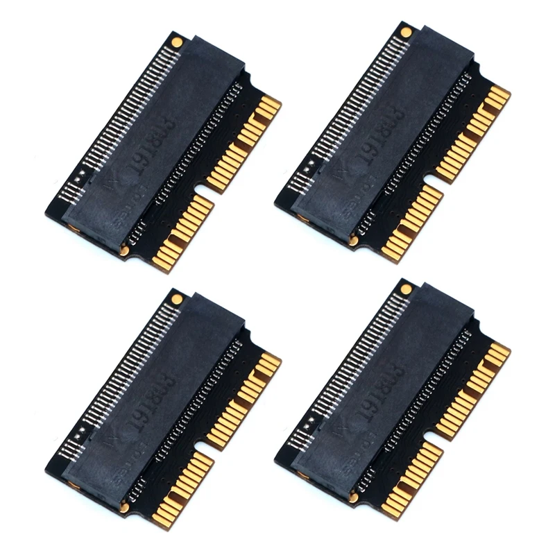 

4 шт. M.2 NGFF AHCI Nvme SSD преобразователь адаптер 12 + 16 контактов для 2013-2017 М. 2 NVME SSD преобразователь адаптер