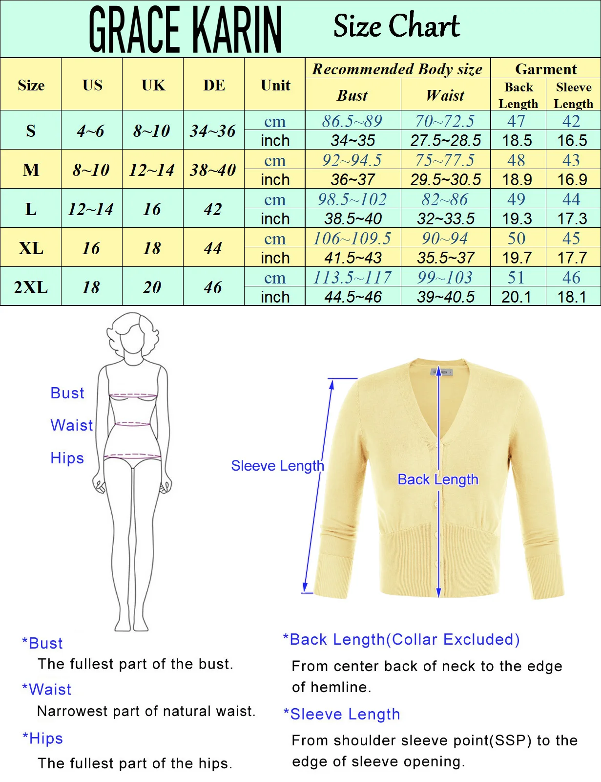 Женский трикотажный кардиган с V-образным вырезом и рукавом 3/4