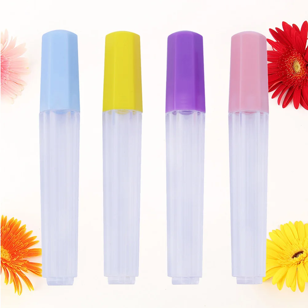 

4 pcs Bead Containers Small Needle Containers Sewing Needle Storage Tube Sealed Needle Tube Knitting Needle Case