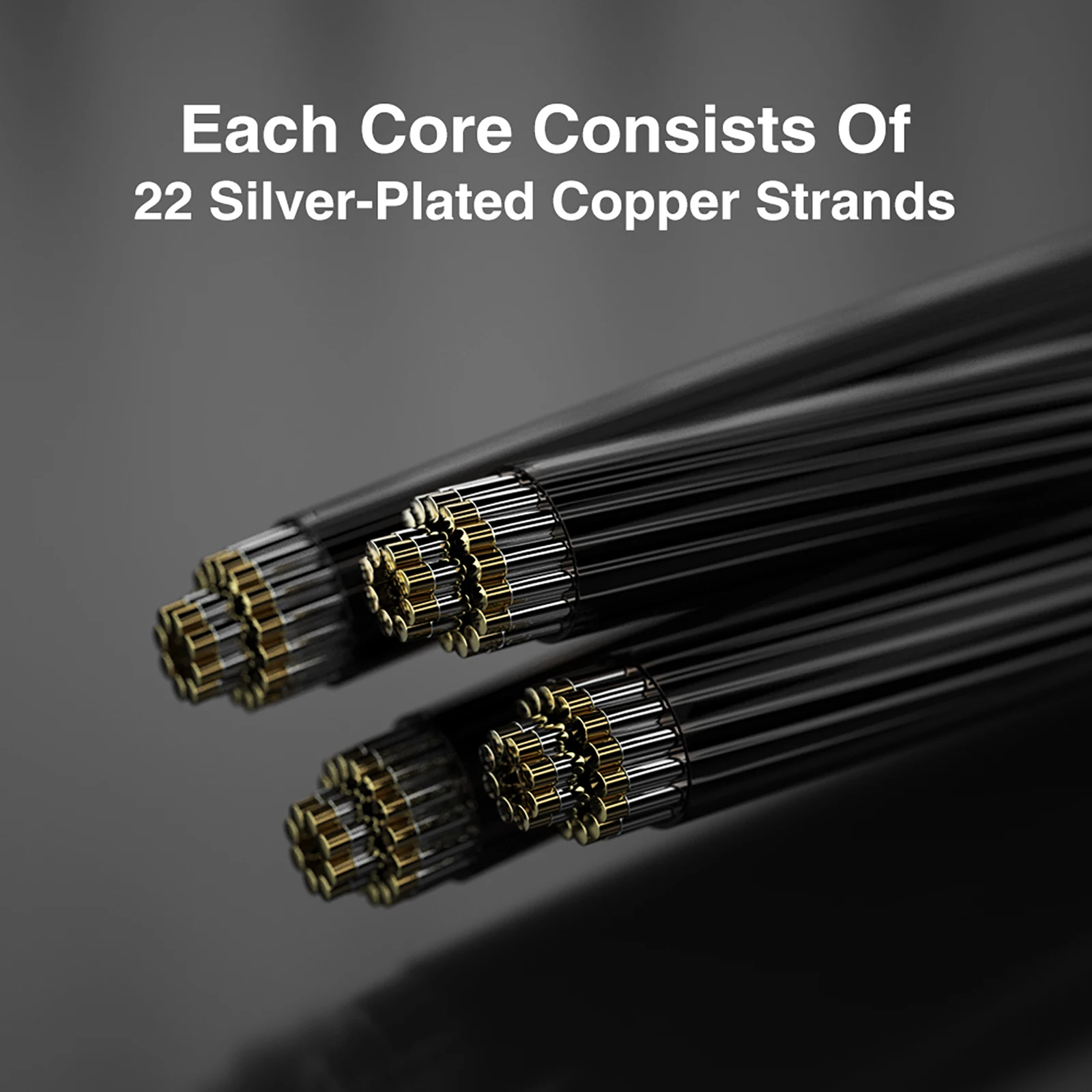 Okscc AS300 MMCX/2Pin 0 75 мм QDC разъем наушники 16 ядер посеребренный медь HiFi обновленный
