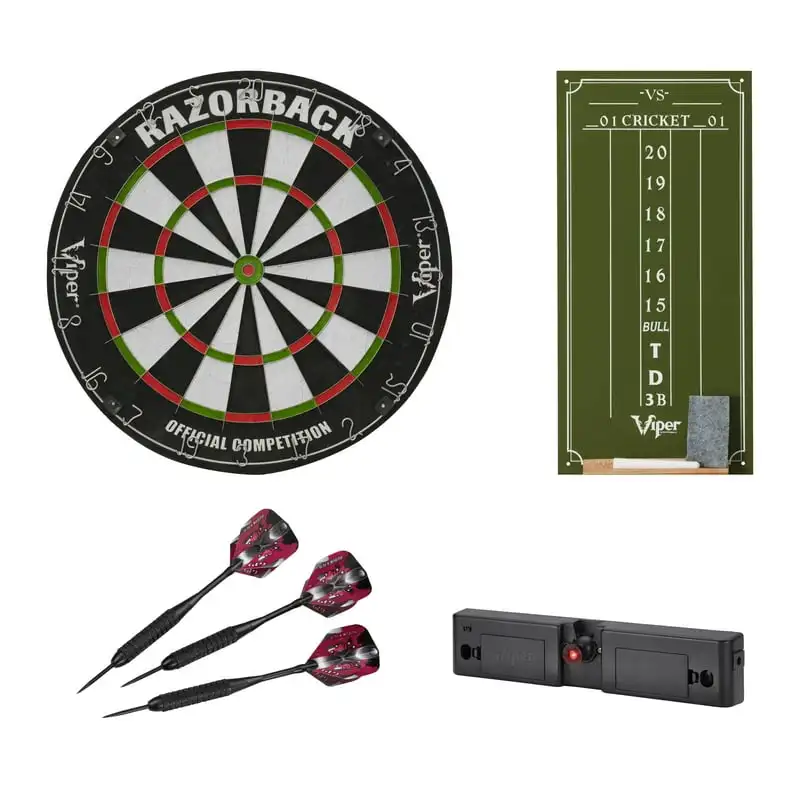 With 22 Gram Steel Tip Darts, Throw Line Light & Small Chalk Scoreboard Arrows For Archery Archery Acces