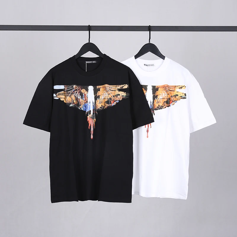 

Men's Clothes 2022 Summer T-shirt Men's Plus-size top Fashion clothing Oversized bottom Shirt High Street boys T-shirt print