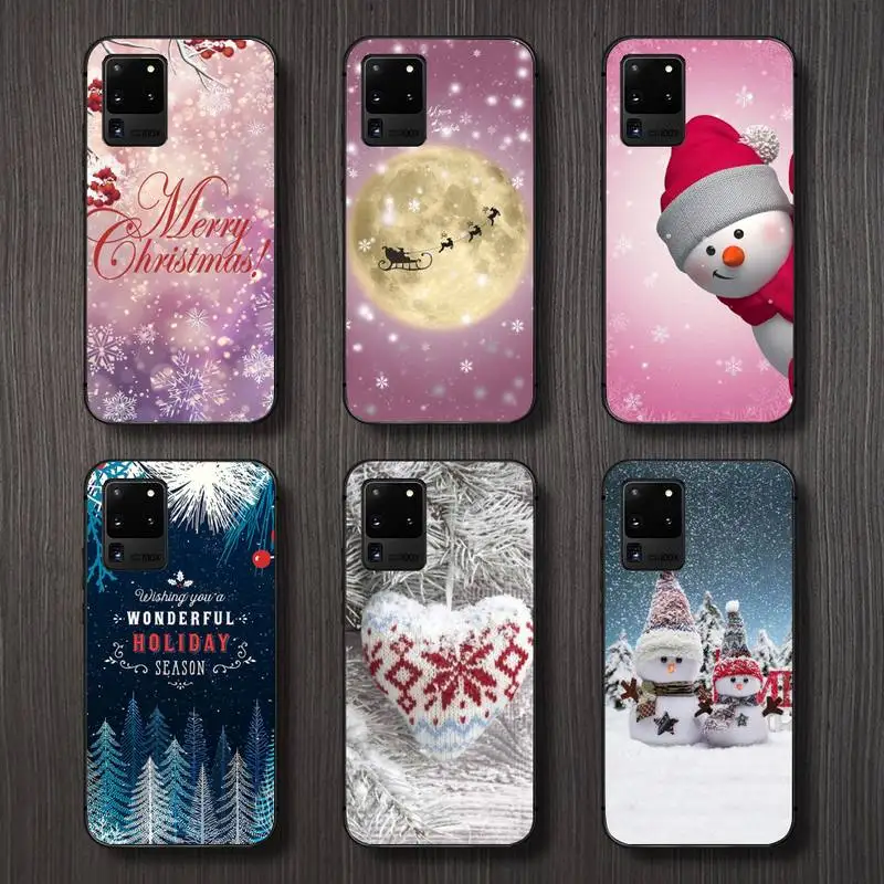 

merry christmas winter new year gift Phone Case For Samsung galaxy A S note 22 52 21 20 53 51 71 12 13 10 32 50 fe s ultra plus