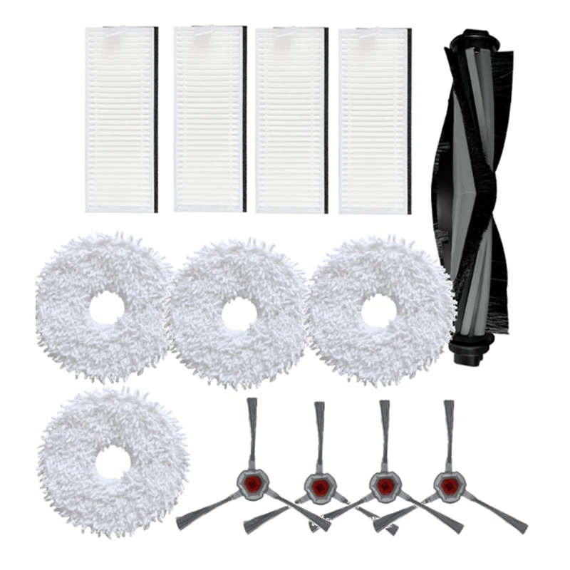 

Robot Vacuum Cleaner With Side Brush Main Brush Mop Filter Cleaning Replacement For ECOVACS Deebot N9+