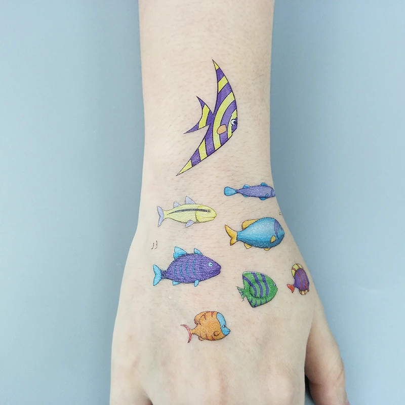 VeeCharm-экзотические тропические рыбки с животными для океана-водонепроницаемая