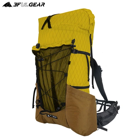 Ультралегкий рюкзак 3F UL GEAR, рама для отдыха на открытом воздухе, Походов, Кемпинга, легкий дорожный, Треккинговый, для мужчин и женщин, 45 + 10 л