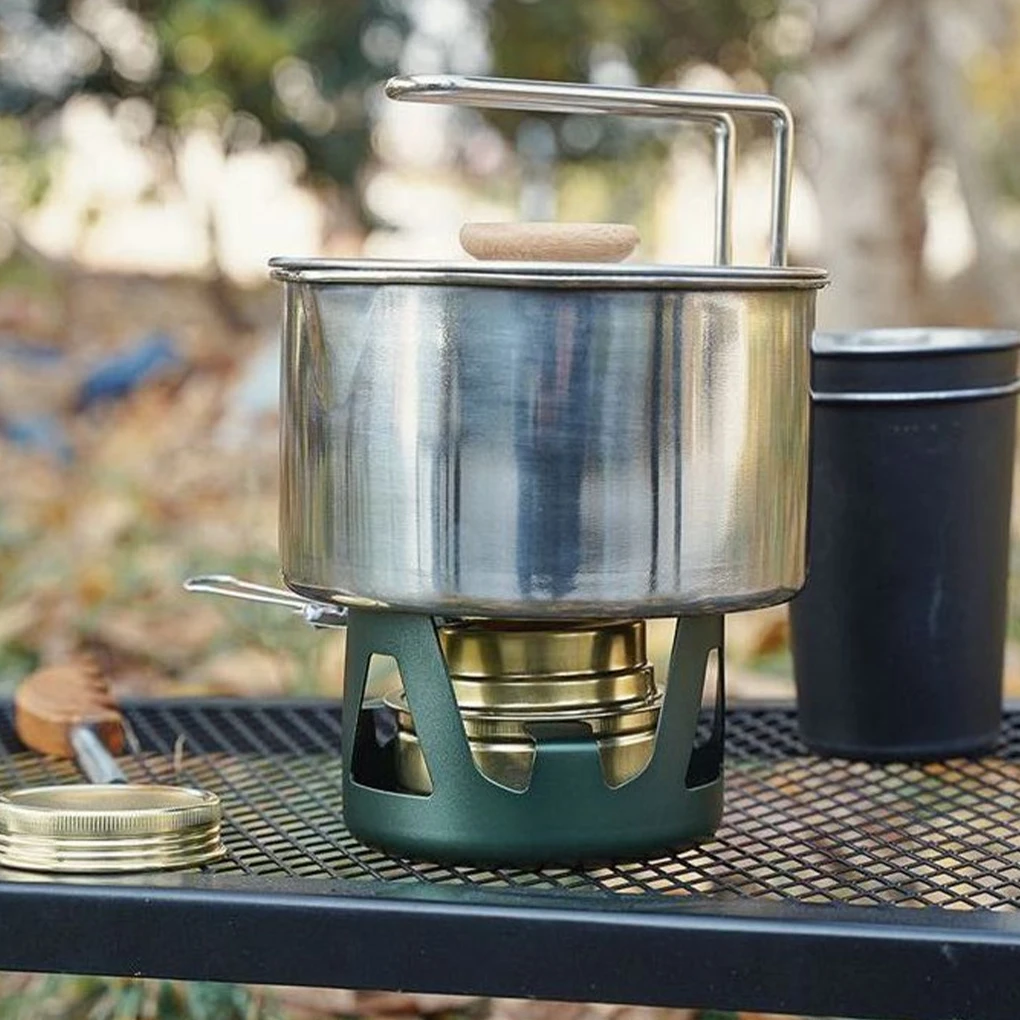 

Camping Pot Outdoor Cookware Kettle Tableware Coffeepot Fishing Picnic