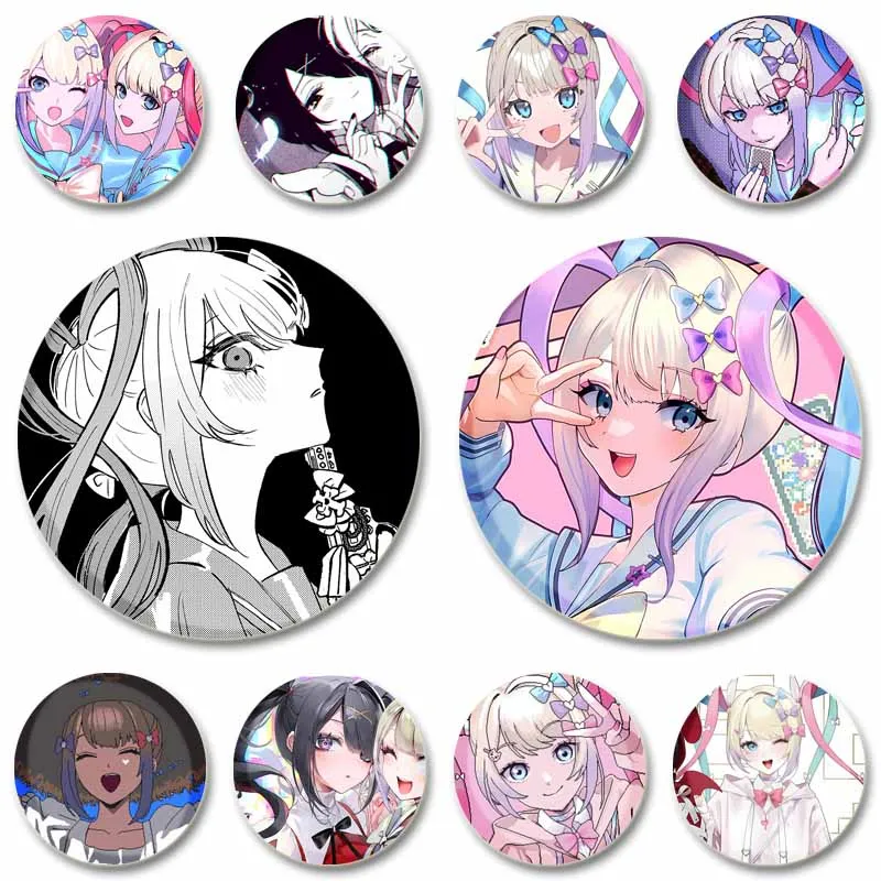 Эмалированная булавка Needy Girl Overdose игровая фигурка Ame-chan значки с героями