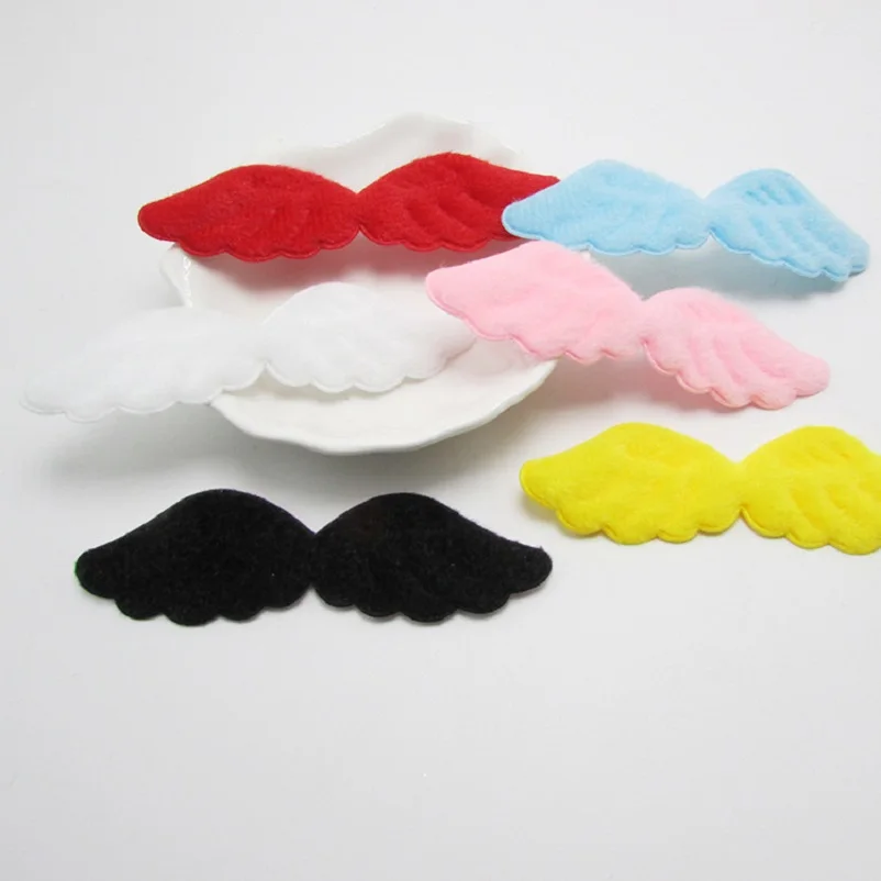 

30Pcs 10cm Aesthetic Plush Wings Planting Flag Plug-in Decorative Hair Accessories Cake Gift Box Material