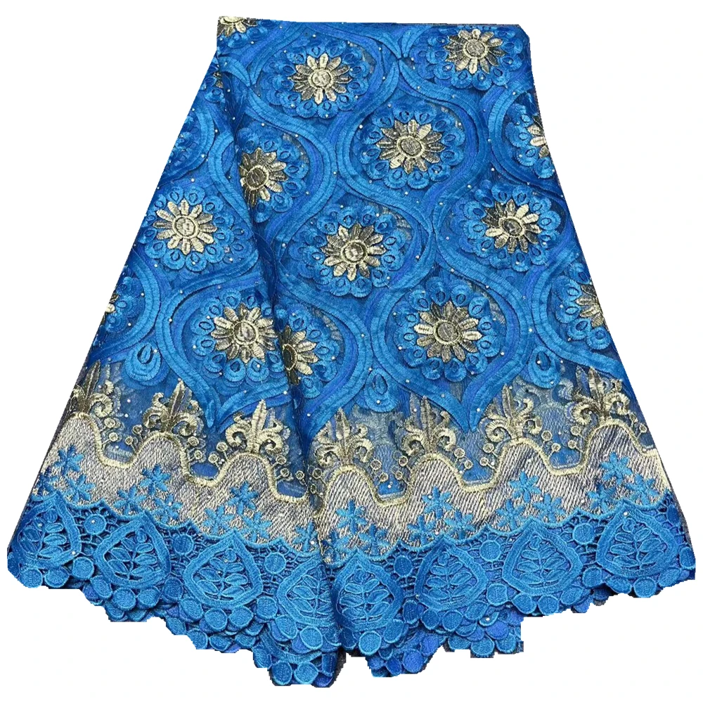 

Новое французское Сетчатое кружевное женское платье для вечеринки, Африканское кружевное Тюлевое платье размером 5 ярдов