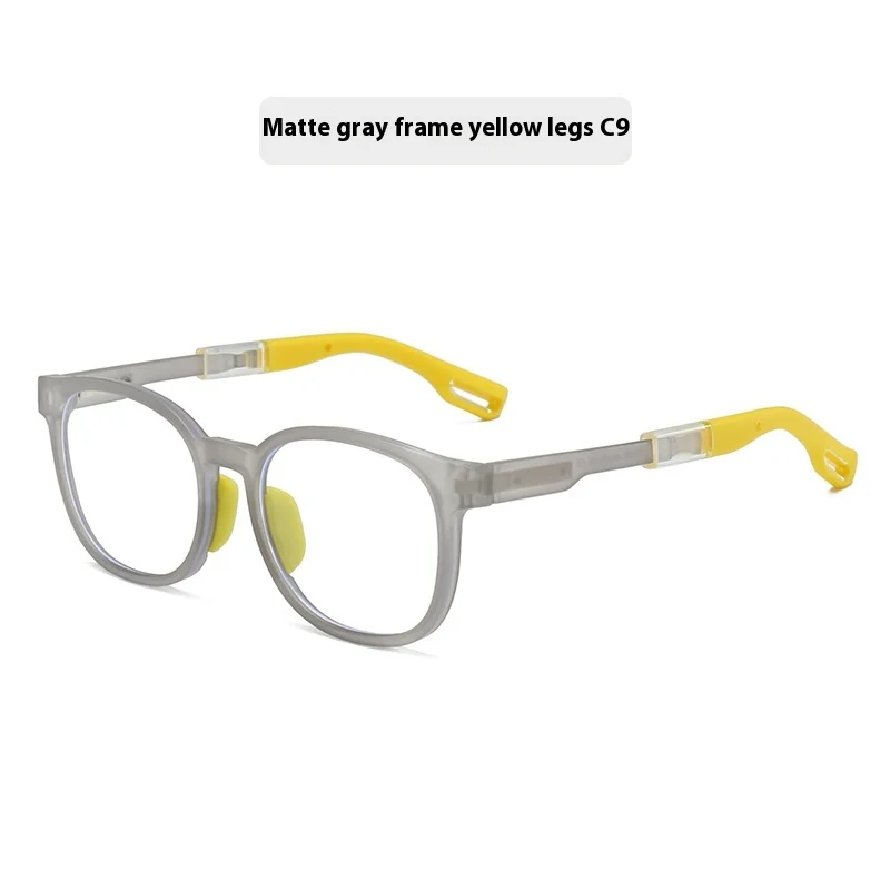 Новинка детские голубые технические очки индивидуальные прямоугольные