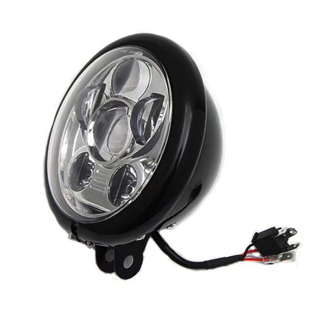 

Universal 5.75 Inch Motorcycle Led Headlight Housing Bucket Bracket Suit For Harley Dyna Softail Sportster XL 1200 Motorcycle