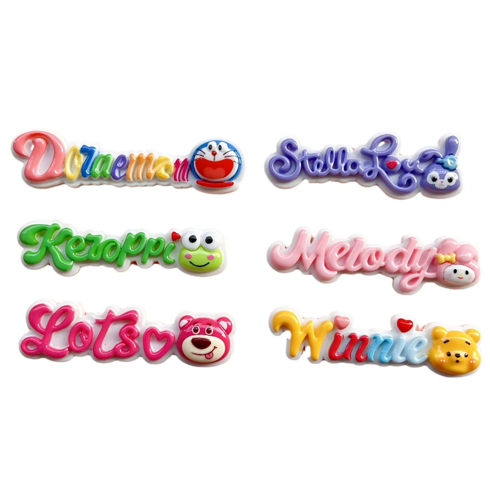 2 шт. милые Мультяшные полимерные аксессуары ручной работы