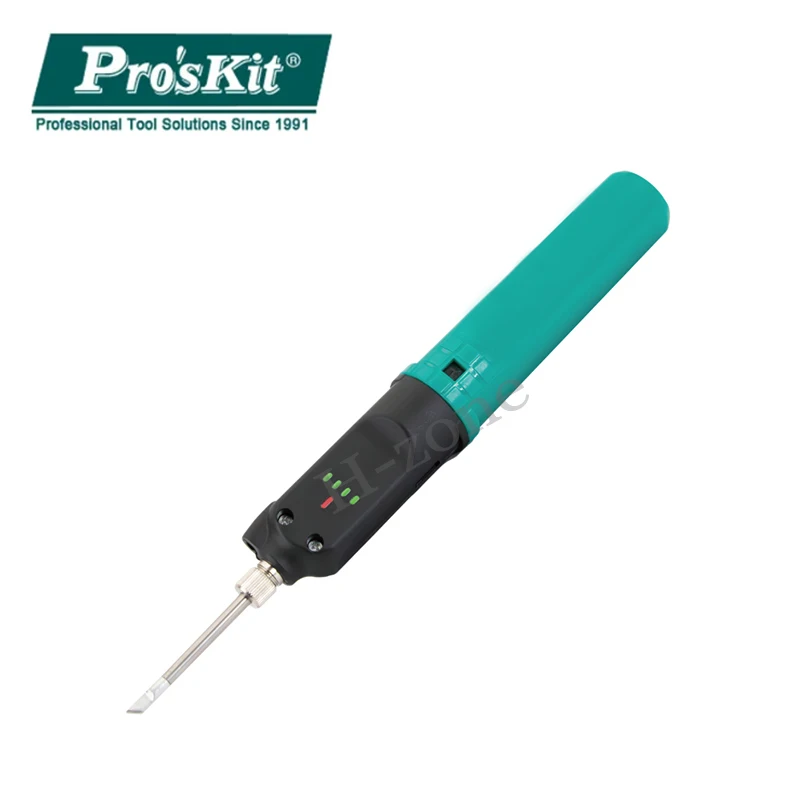

Pro'sKit USB светодиодный перезаряжаемый паяльник, комплект мини-беспроводной регулируемый температурный умный паяльный инструмент, ремень, автоматический сон
