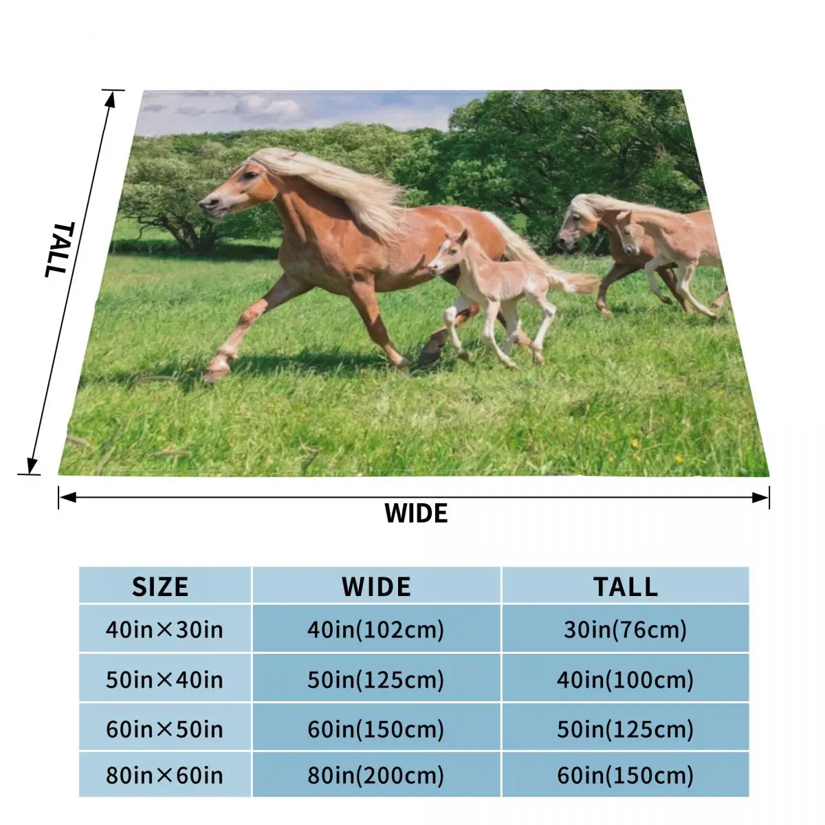 Haflinger лошади работают вместе сверхмягкое Флисовое одеяло