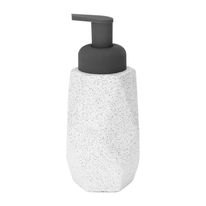 

Bathroom Soap Dispenser, 440Ml Ceramic Shower Gel Bottle Handmade Soap Bottle Nordic Foam Milk Hydraulic Bottle