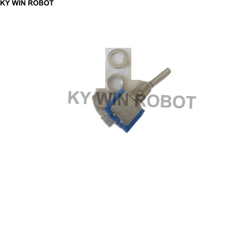 

1PCS/LOTS Imported France 5636 button switch 3 feet 2 gear rocker toggle switch fan handle aperture 6MM