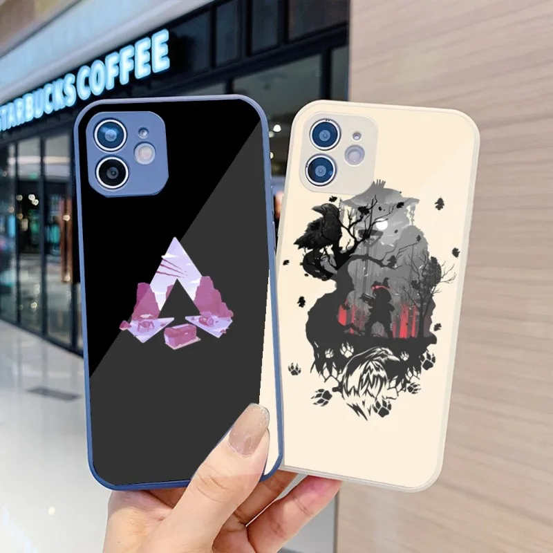 

Cool Apex Phone Case For IPhone 14 13 12 11 Pro Max X XR XS 8 7 Plus Liquid Glass Color Phone Cover