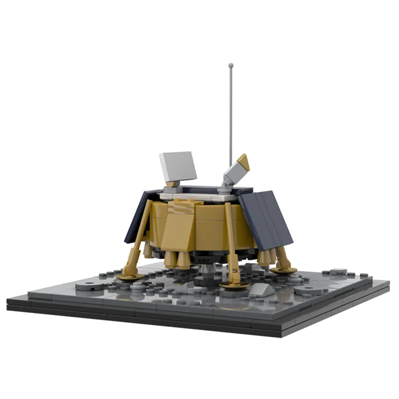 Набор строительных блоков MOC Space Blue Ghost Lunar Lander Riders The Sky, 237 деталей, модель космического модуля, рождественский подарок, игрушка, развивающая игрушка (art.: 3920db7cde4ed) - 3920db7cde4ed