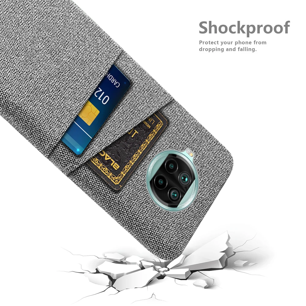 

Fabric Case Case for Xiaomi Mi 10T Lite 5G Coque Fabric Dual Card Phone Cover for Xiaomi mi 10t lite M2007J17G funda Mi10t Lite