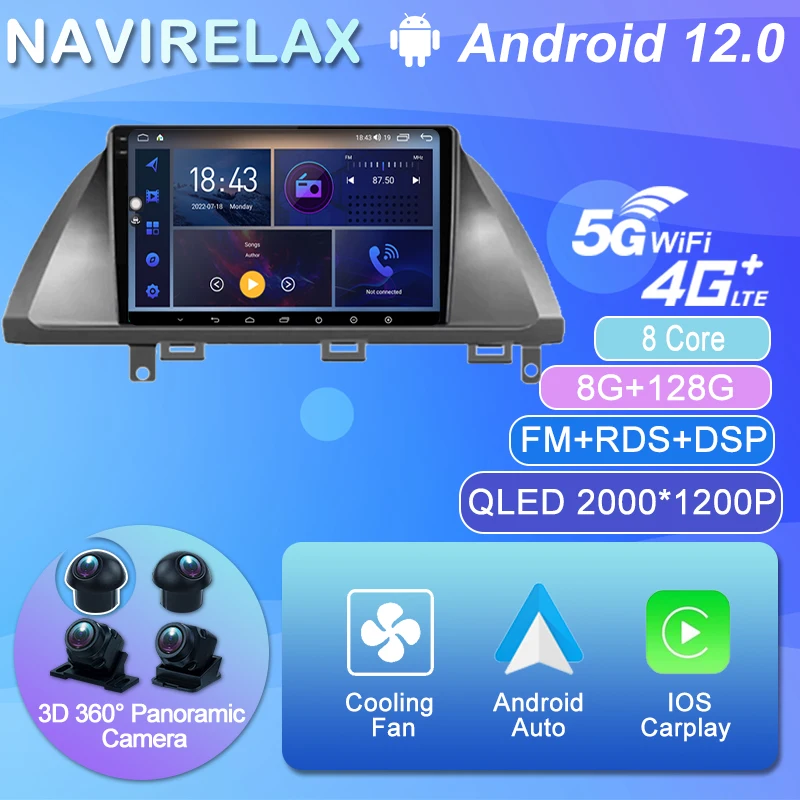 

9'' Android 12 For Honda Odyssey 2005 - 2010 Car Radio Mutimedia Player WIFI Navigation GPS Stereo Carplay No 2 Din DVD IPS DSP