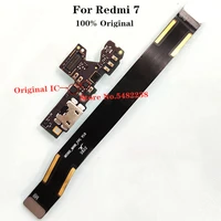 original usb charging port dock flex cable for xiaomi redmi 7 charger plug with microphone mainborad cable connector replacement