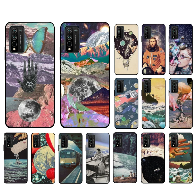 

Trippy Psychedelic Phone Case for Huawei Honor 50 10X Lite 20 7A 7C 8X 9X Pro 9A 8A 8S 9S 10i 20S 20lite 7X 10 lite