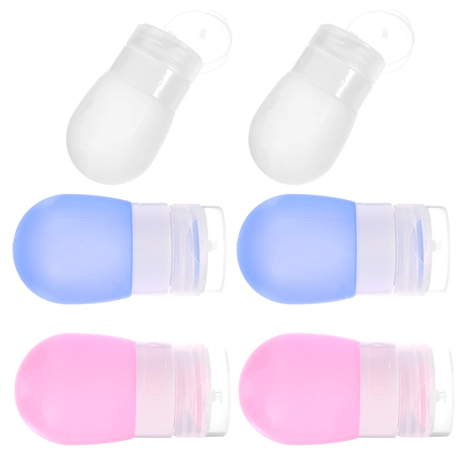 6 шт. портативные контейнеры для жидкости дорожная бутылка с насосом бутылки