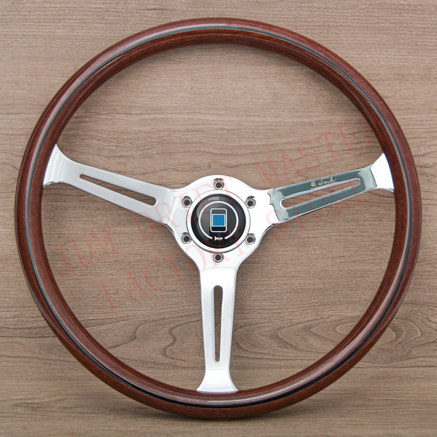 Универсальный 380 мм 15 &quotклассический винтажный деревянный руль Nardi ABS спортивный