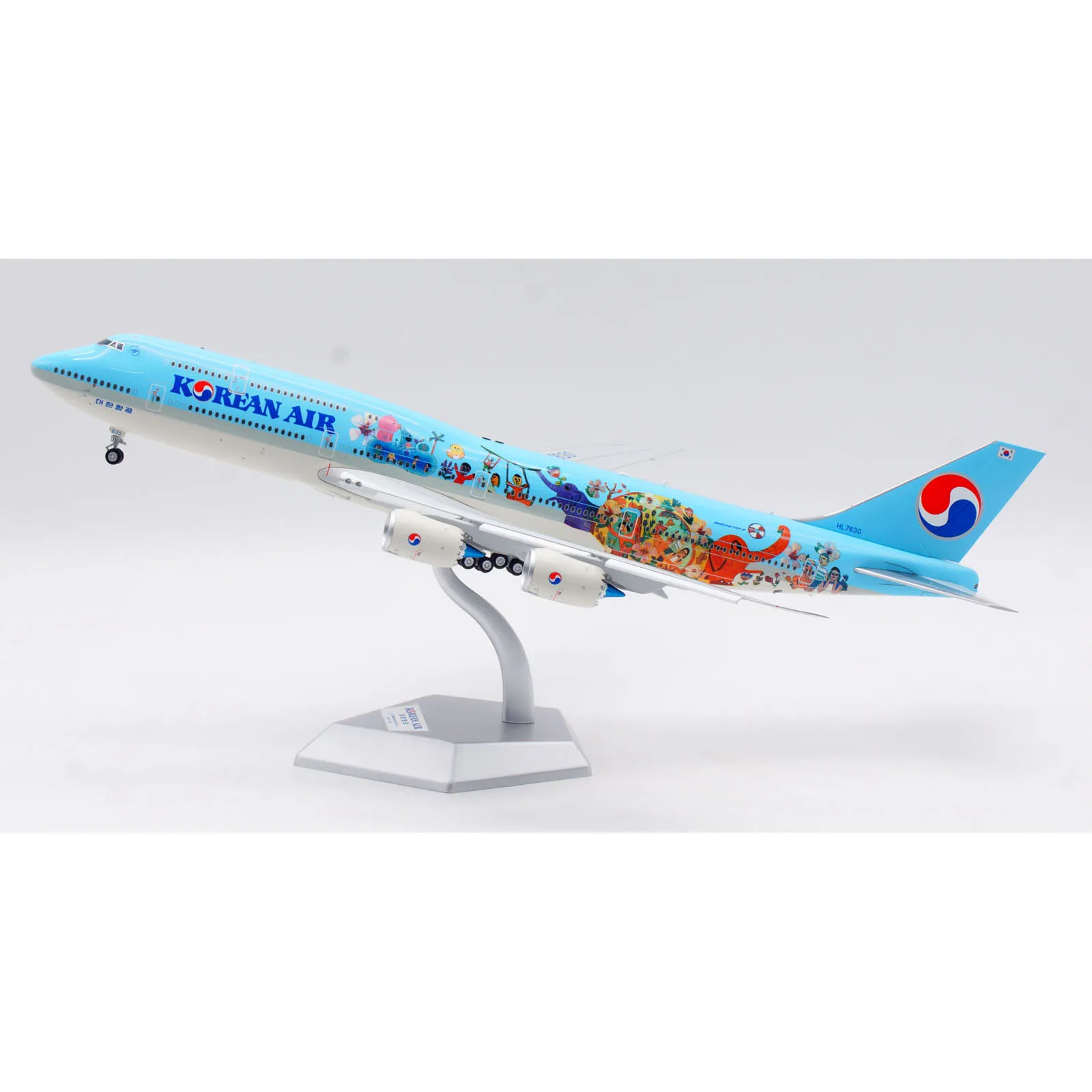 L2052FD Коллекционный самолет из сплава в подарок SQ Wings 1:200 Корейский воздушный SkyTeam
