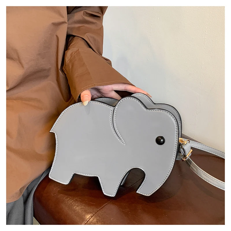 Lawaia Bat Bag Pu Сумки с мультяшным слоном Хэллоуин Летучие мыши 1 шт. Нишевая текстура