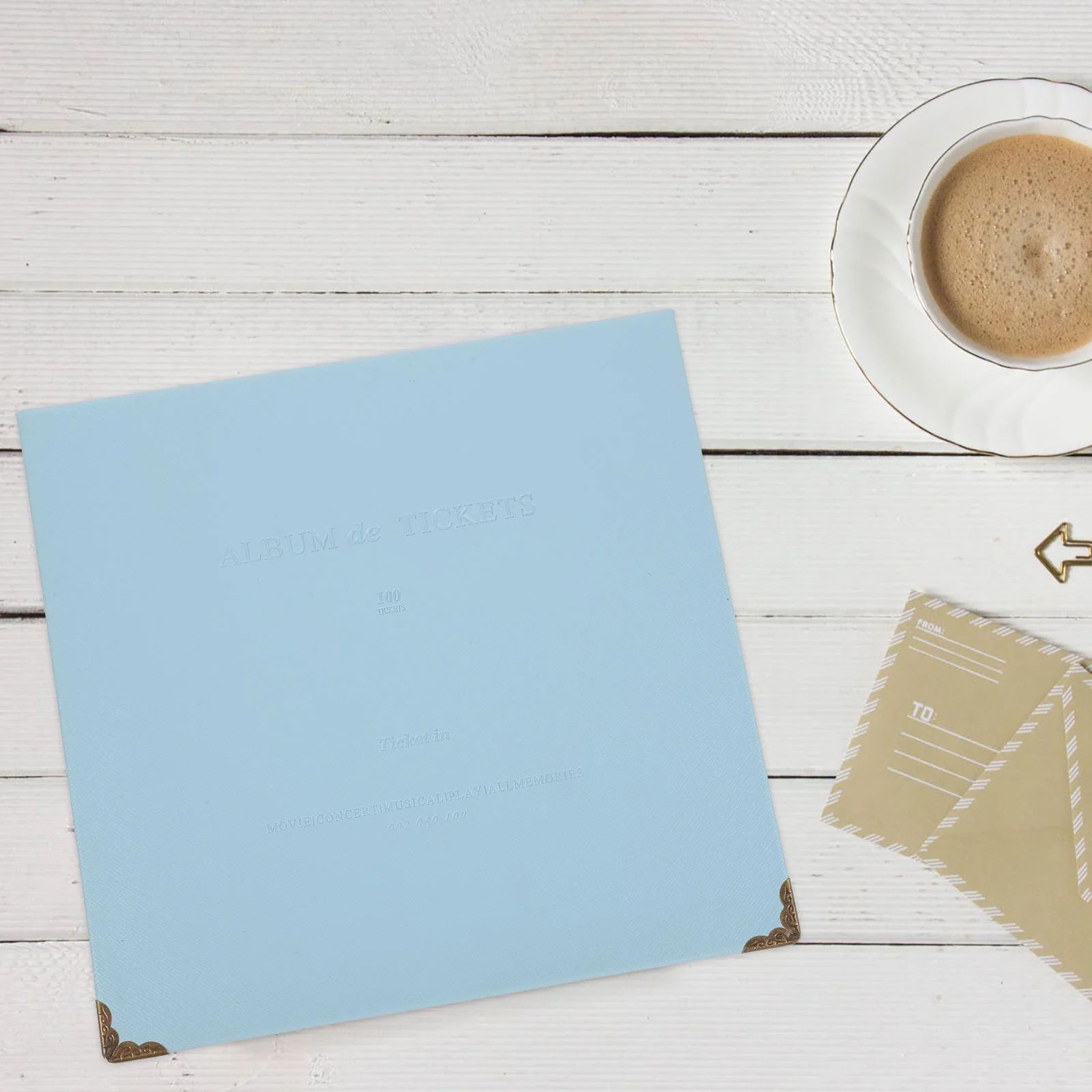 

1 Book of Photo Receipt Memory Collection Book Commemorative Gift for Ticket