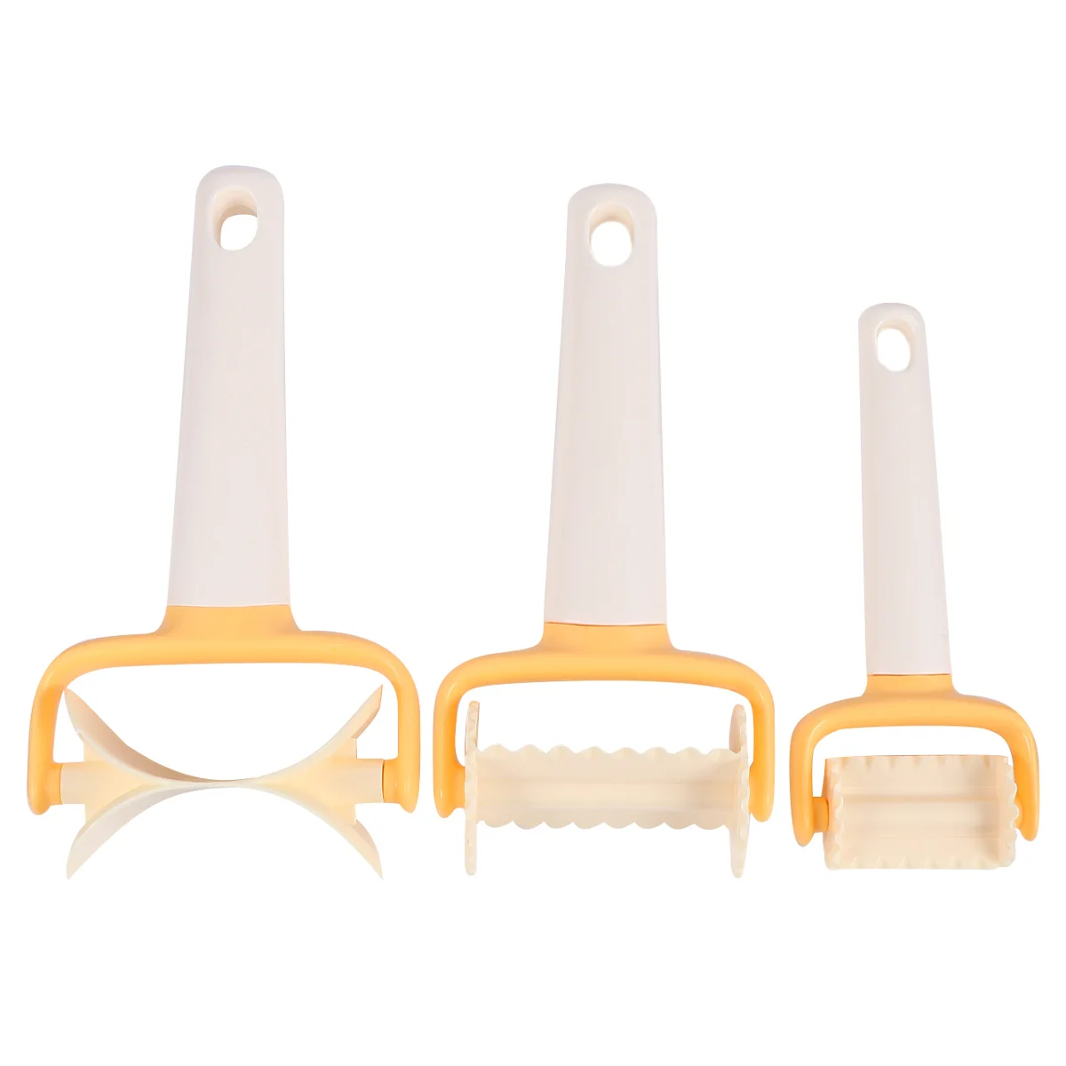 

3 Pcs Fondant Maker Cake Mold Pie Biscuits Donut Cookie Cutting Machine Rolling